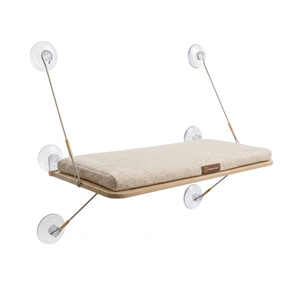 Velvioran™ WhiskerLuxe Window Perch