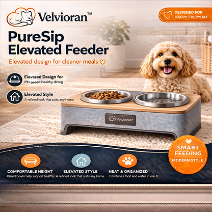 Velvioran™ PureSip Elevated Feeder