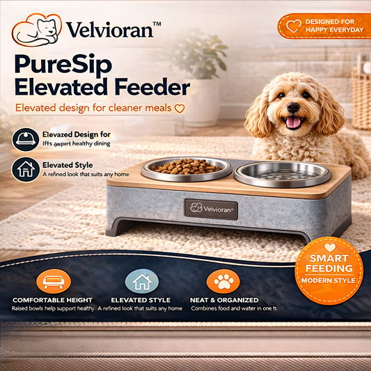 Velvioran™ PureSip Elevated Feeder