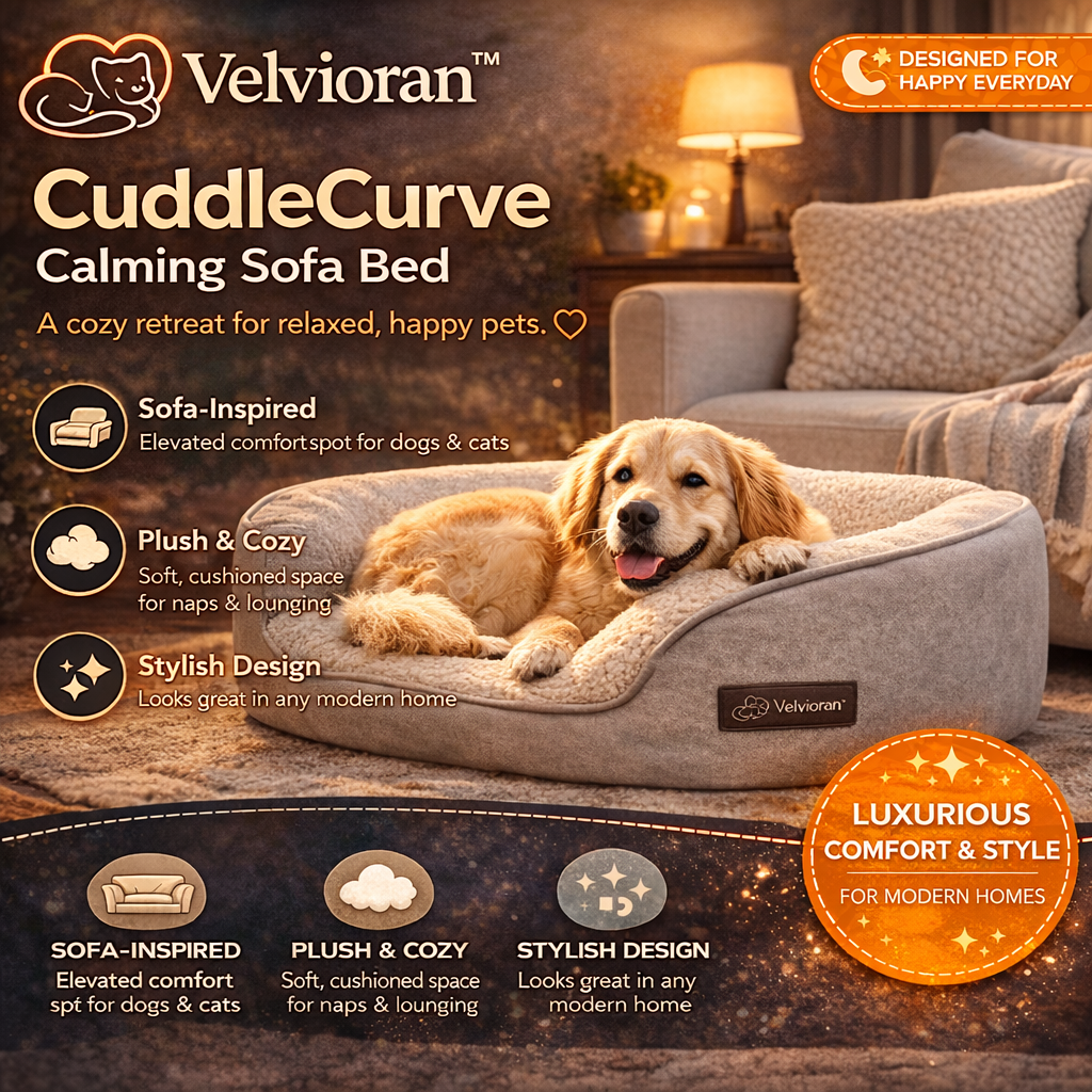 Velvioran™ CuddleCurve Calming Sofa Bed