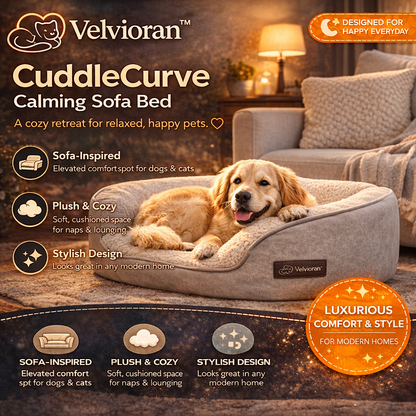 Velvioran™ CuddleCurve Calming Sofa Bed